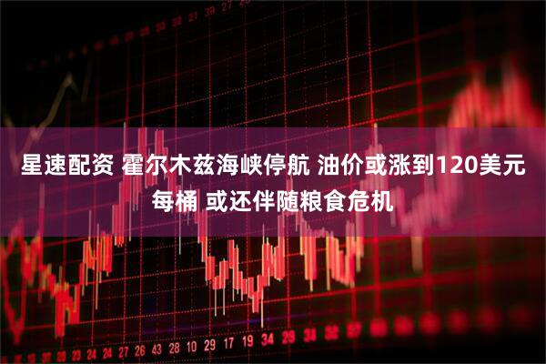 星速配资 霍尔木兹海峡停航 油价或涨到120美元每桶 或还伴随粮食危机