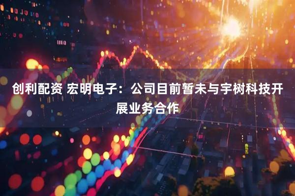 创利配资 宏明电子：公司目前暂未与宇树科技开展业务合作
