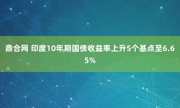 鼎合网 印度10年期国债收益率上升5个基点至6.65%