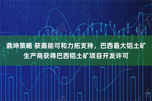 鼎坤策略 获嘉能可和力拓支持，巴西最大铝土矿生产商获得巴西铝土矿项目开发许可