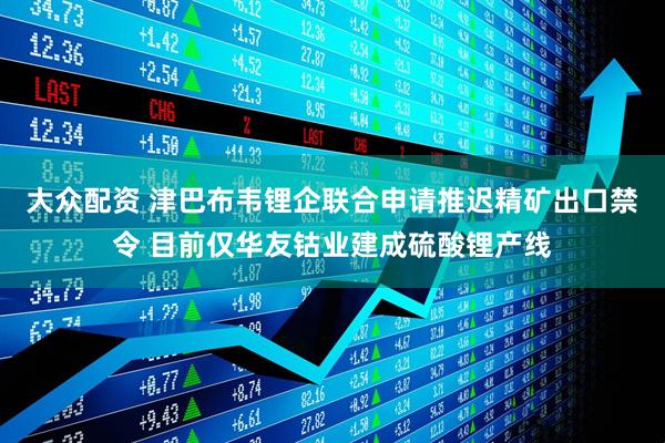 大众配资 津巴布韦锂企联合申请推迟精矿出口禁令 目前仅华友钴业建成硫酸锂产线